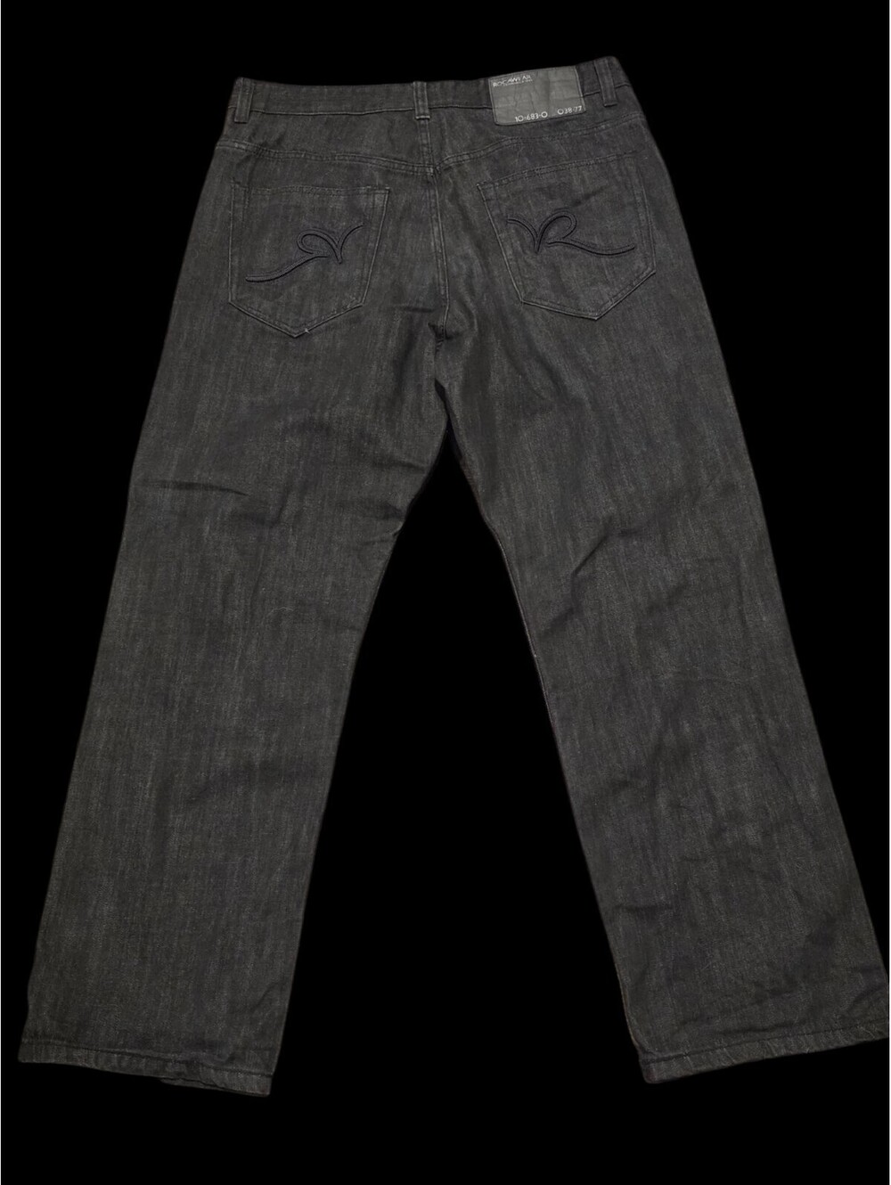 Rocawear Men's Size 38x32 Black Denim Jeans Pants Jay Z Hip Hop Y2K Streetwear